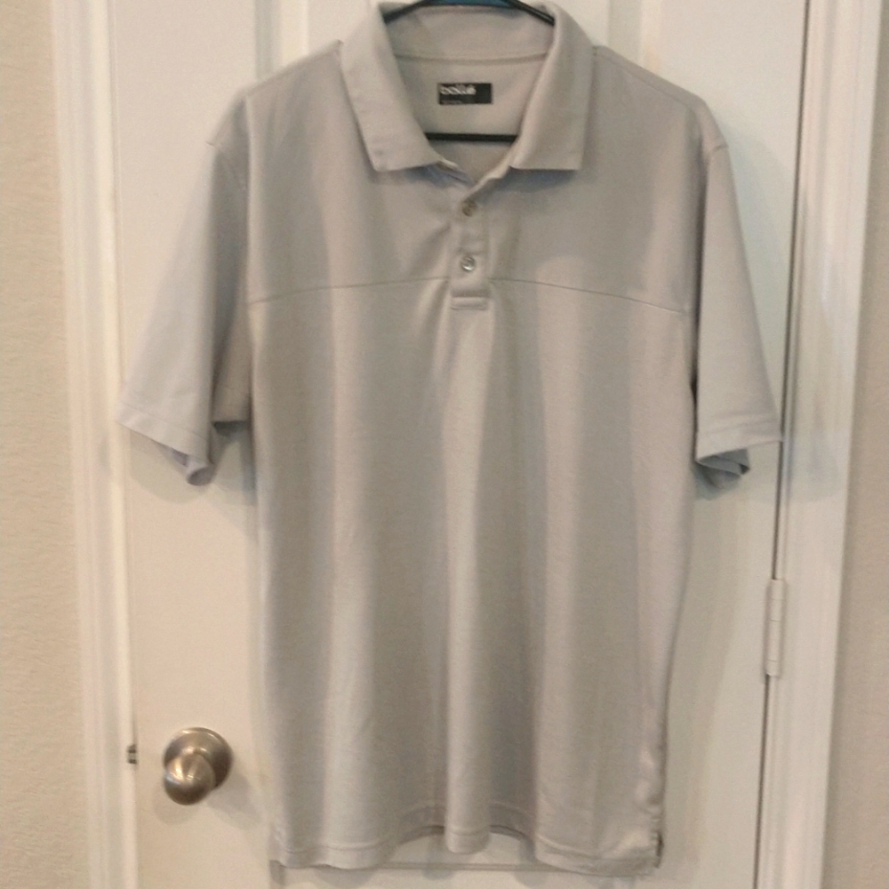 Bolle Men's Large Golf Polo Light Gray